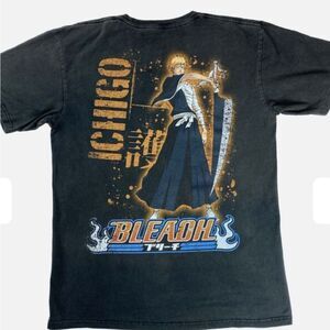 BLEACH Ichigo Spray Paint T-shirt Grey XL NWT